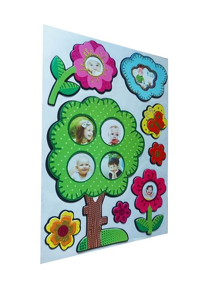 BV Decorative sticker, Tree with pictures, 45 cm, WX-EB001