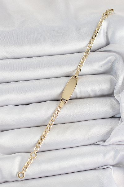 SeyCey.co Brass Oval Model Gold Color Xuping Baby Tag