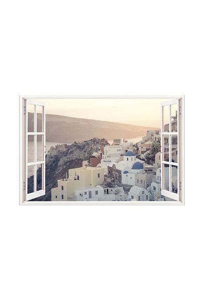 BV Decorative sticker, 3D Window, Santorini, 85 cm, 672STK