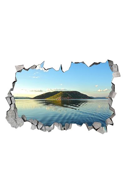 BV Decorative sticker, hole in the wall 3D, Island, 85 cm, 177STK-1
