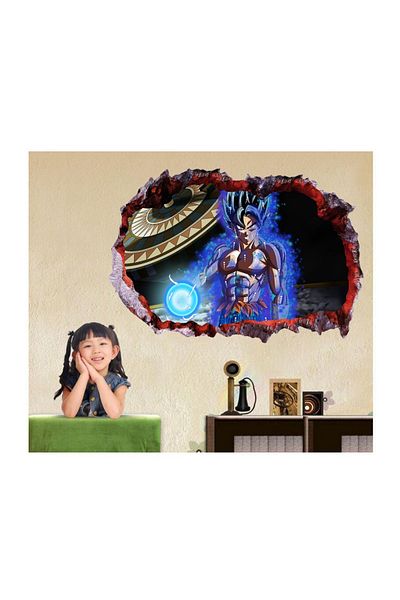 BV Decorative sticker, 3D hole in the wall, Dragon Ball, 85 cm, 1026STK-1