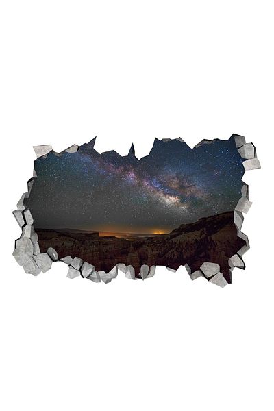 BV Decorative sticker, hole in the wall 3D, Sky, 85 cm, 189STK-1