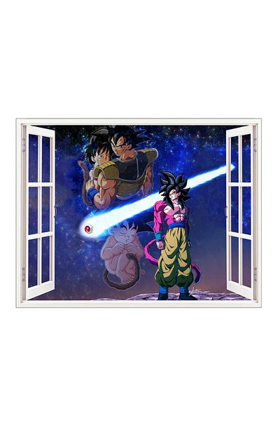 BV Decorative sticker, 3D window, Dragon Ball, 85 cm, 1025STK
