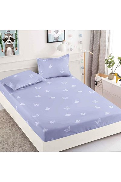 FIONNA.RO Elasticated Duvet Cover and Pillowcases Made of Finet 180x200cm - Butterflies