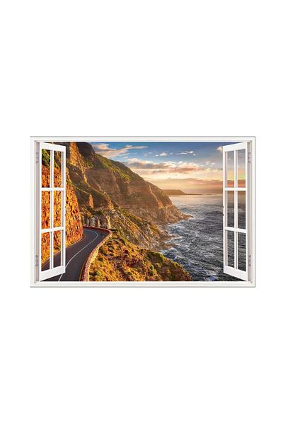 BV Decorative sticker, 3D Window, Road, 85 cm, 661STK