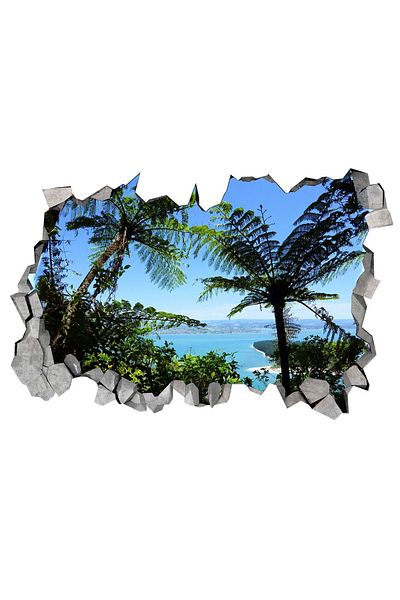 BV Decorative sticker, 3D hole in the wall, Large, 85 cm, 180STK-1