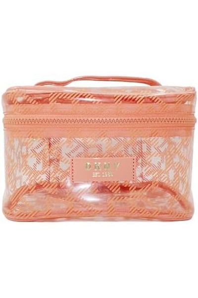 Dkny Lucid Drem Train Case Cosmetic Bag, Travel Make up Bag Small