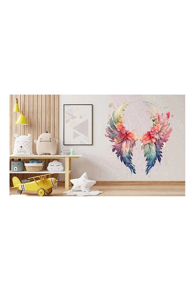 BV Decorative sticker, Wings, Multicolor, 65 cm, 1355STK-14