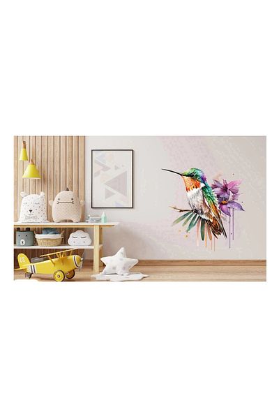 BV Decorative sticker, Hummingbird Bird, Multicolor, 66 cm, 1271STK-5