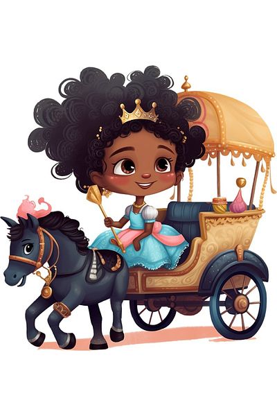 BV Decorative sticker, Little Princess, Multicolor, 61 cm, 1280STK-6