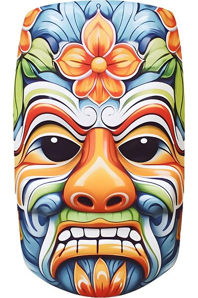 BV Decorative sticker, Mask, Multicolor, 90 cm, 1288STK-9