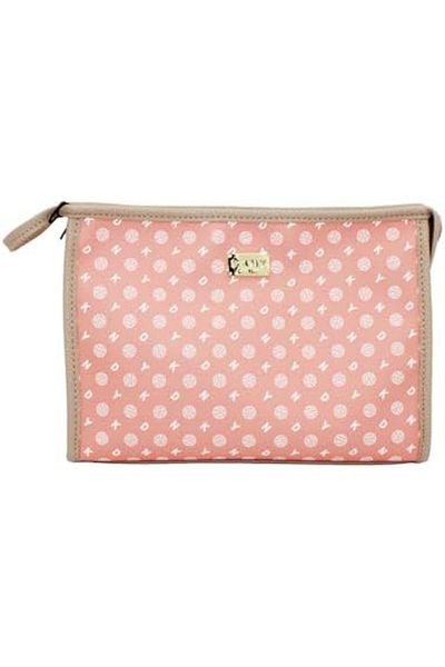 Dkny Legacy Tstand Cosmetic Bag - Waterproof and Lightweight Travel Makeup Bag, Storage Bag, Toiletr