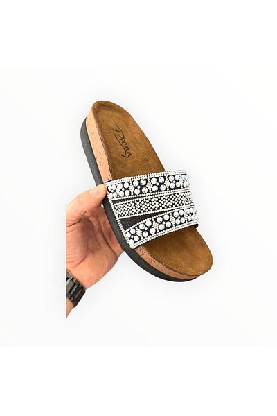 Aldina Nucci Stone Women's Slippers # 1037