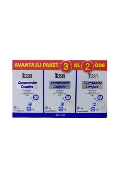 Ocean Glucosamine Complex 60 Tablet -3 Al 2 Öde
