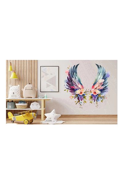 BV Decorative sticker, Wings, Multicolor, 62 cm, 1355STK-7