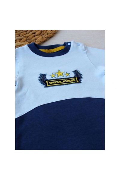 shopwave 3-6 9-12 12-18 Months Special Forces Embroidered Baby Girl and Boy Rompers with Beret Hat