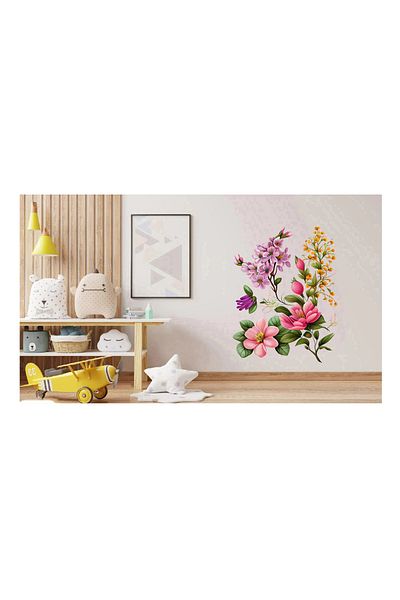 BV Decorative sticker, Flowers, Multicolor, 80 cm, 1216STK-5