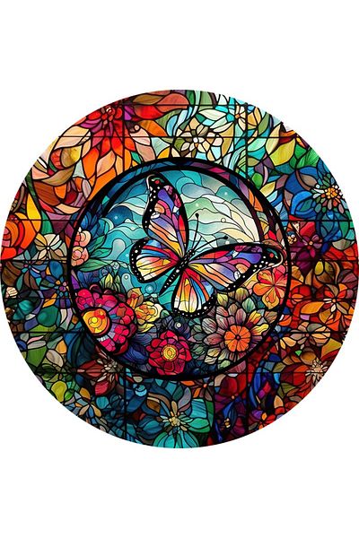 BV Decorative sticker, Butterfly, Multicolor, 60 cm, 1278STK