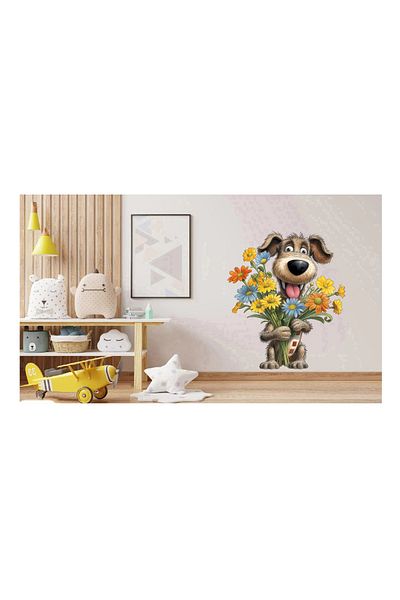 BV Decorative sticker, Dog, Multicolor, 74 cm, 1341STK-8