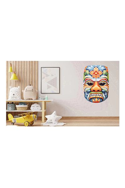 BV Decorative sticker, Mask, Multicolor, 90 cm, 1288STK-9
