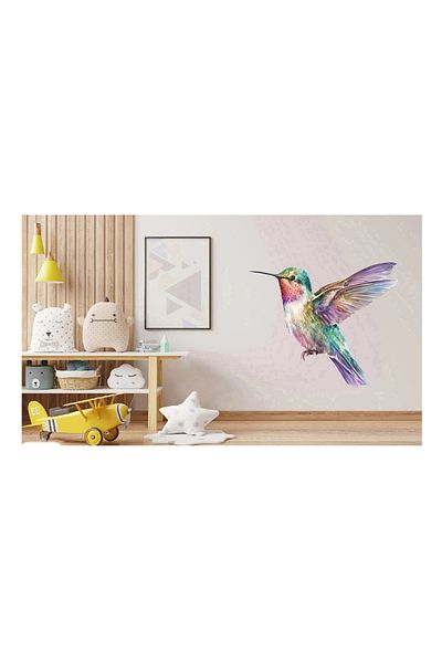 BV Decorative sticker, Hummingbird Bird, Multicolor, 70 cm, 1271STK-1
