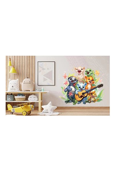 BV Decorative sticker, Singing Animals, Multicolor, 69 cm, 1349STK-7