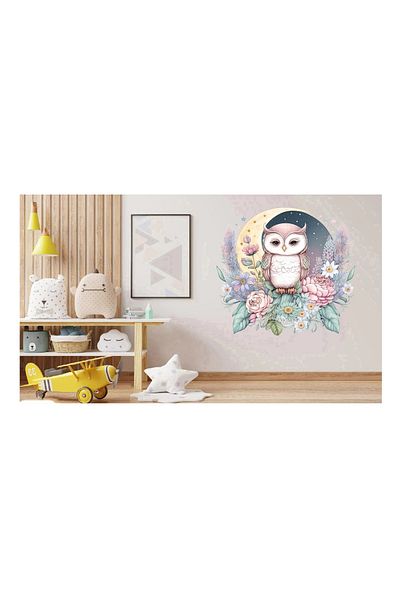 BV Decorative sticker, Owl, Multicolor, 60 cm, 1296STK-3