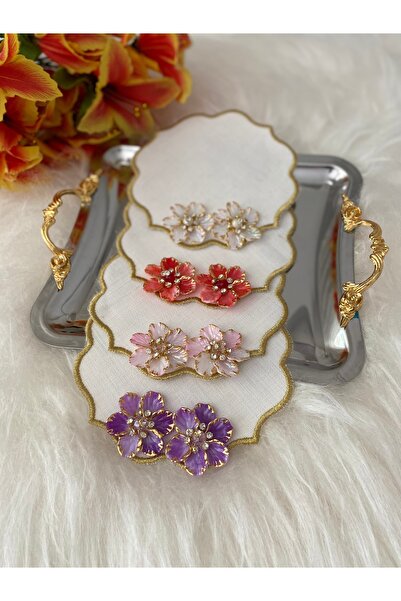 BÜŞRA Coffee Side Presentation Napkin Set of 4