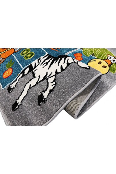 Kolibri Sotron Children's Room Carpet 11120-190, Blue, Gray, 9 Mm Thread, Anti-Allergic