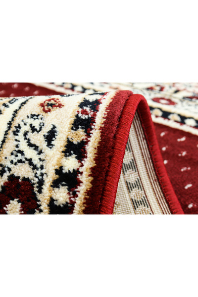 Lotos Carpet 588-208, Red, 8 Mm Thread, Anti-Allergic, Living Room, Bedroom