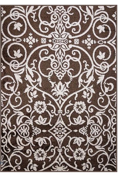 Cappuccino Carpet Covorexpert Ramuri 16026-13, 100 x 200 cm, Cream, Brown, 7 mm thread, Anti-allergic, Living room
