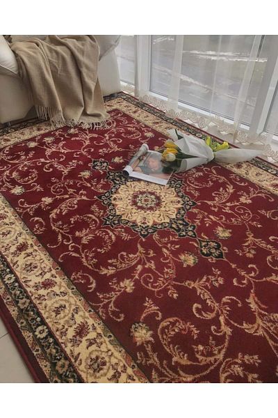 Lotos Carpet Covorexpert 523-210, 50 x 80 cm, Red, 8 mm thread, Anti-allergic, Living room, Bedroom