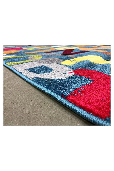 Kolibri Children's Room Carpet Letters 11343-140, Multicolor, 9 mm Thread, Anti-Allergic