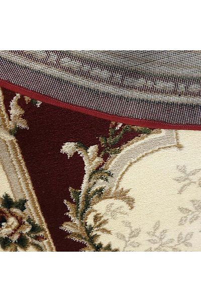 Covorexpert Oval Carpet Lotos 574-210, 200 x 300 cm, Red, 8 mm Thread, Anti-Allergic, Living Room, Bedroom