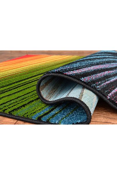 Kolibri Carpet Covorexpert Stripes 11009-130, Various Sizes, Multicolor, 9 Mm Thread, Anti-Allergic, Living Room