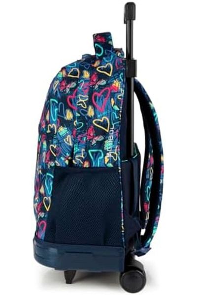 Gabol Kids Rolling Backpacks Large Capacity Children School Bag Wheeled Boys Girls Luggage Bag Fashi