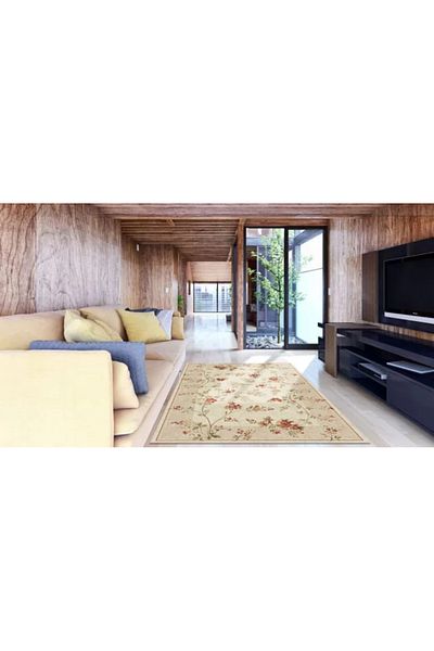 Lotos Carpet Covorexpert 551-100, Various Sizes, Cream, 8 Mm Thread, Anti-Allergic, Living Room, Bedroom