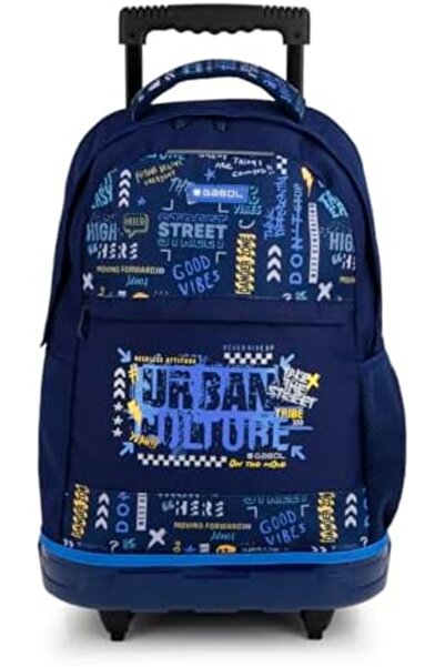 Gabol حقائب ظهر للأطفال ذات سعة كبيرة وحقيبة مدرسية للأطفال بعجلات وحقيبة أمت...