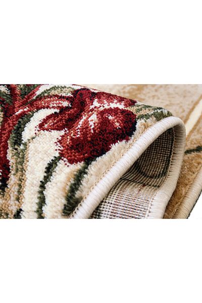 Lotos Oval Carpet Covorexpert 1511-110, Various Sizes, Beige, Cream, 8 Mm Thread, Anti-Allergic, Living Room