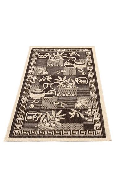 Covorexpert Jute Kitchen Rug, Natura 955-91, 80 x 200 cm, Beige, Brown, Anti-allergic, Terrace,