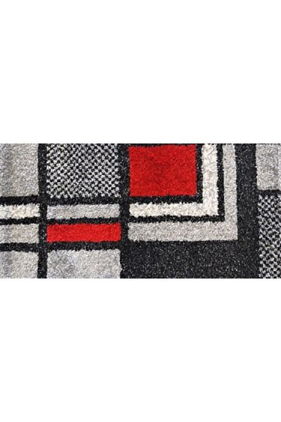 Cappuccino Carpet Covorexpert 16406-985, 200 x 300 cm, Grey, Black, Red, Thread 7 mm, Anti-allergic