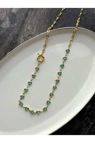 Nera Accessories Mavi Taşlı Kolye