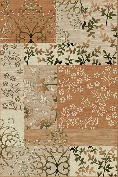 Lotos Carpet Covorexpert 1521-115, Various Sizes, Beige, Cream, 8 Mm Thread, Anti-Allergic, Living Room, Bedroom