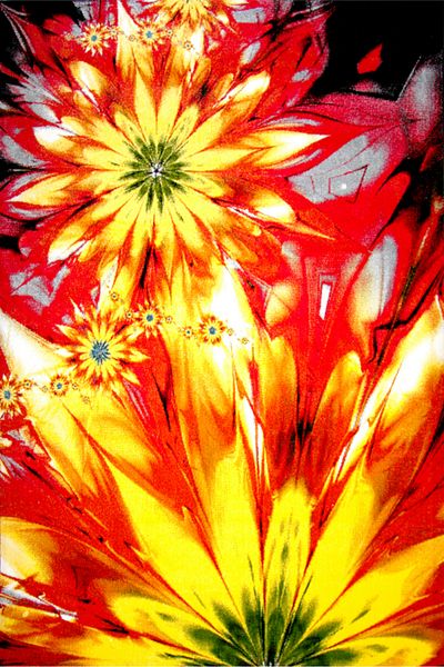 Kolibri Carpet Covorexpert Flower 11012-150, Various Sizes, Multicolor, 9 Mm Thread, Anti-Allergic, Living Room