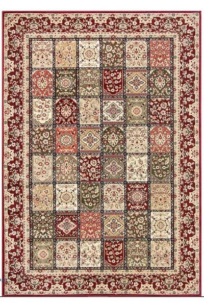 Lotos Carpet Covorexpert Timbre 1518-120, Various Sizes, Red, 8 Mm Thread, Anti-Allergic, Living Room, Bedroom