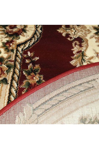 Lotos Oval Carpet Covorexpert 575-210, 60 x 110 cm, Red, 8 mm Thread, Anti-Allergic, Living Room, Bedroom
