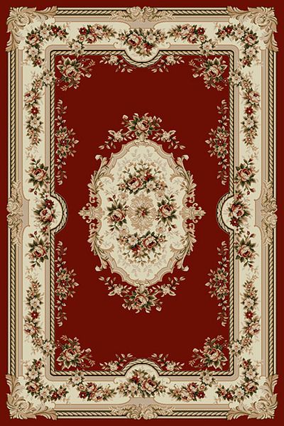 Lotos Carpet Covorexpert 575-210, 100 x 300 cm, Red, 8 mm thread, Anti-allergic, Living room, Bedroom