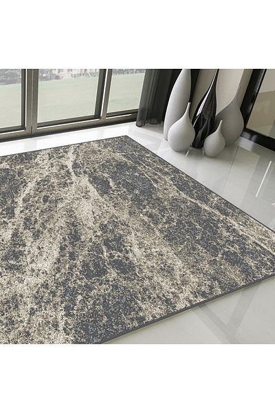 Cappuccino Carpet Covorexpert 16100-613, 100 x 200 cm, Gray, 6 mm thread, Anti-allergic, Living room, Bedroom
