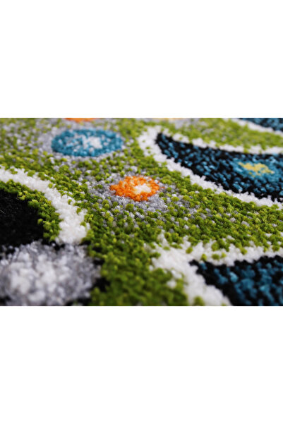 Kolibri Round Rug for Kids Room Penguins 11504-140, Multicolor, 9 mm Thread