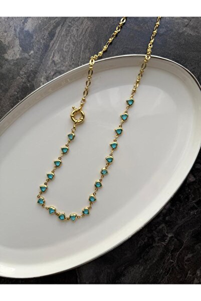 Nera Accessories Mavi Taşlı Kolye